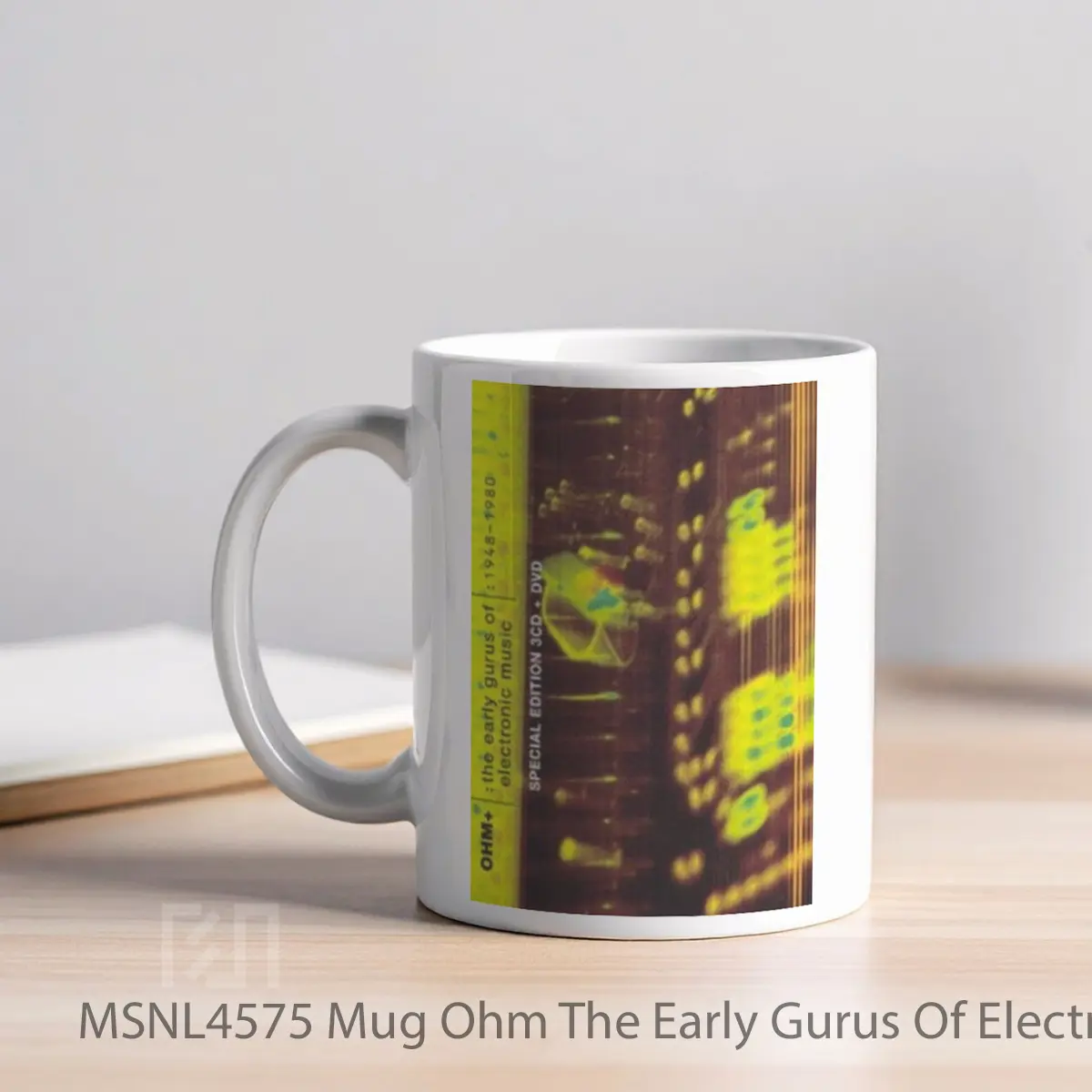 Mug Ohm The Early Gurus Of Electronic Music 1948 1980 Gelas Keramik Tema Film MSNL4575 - Tampak Kiri