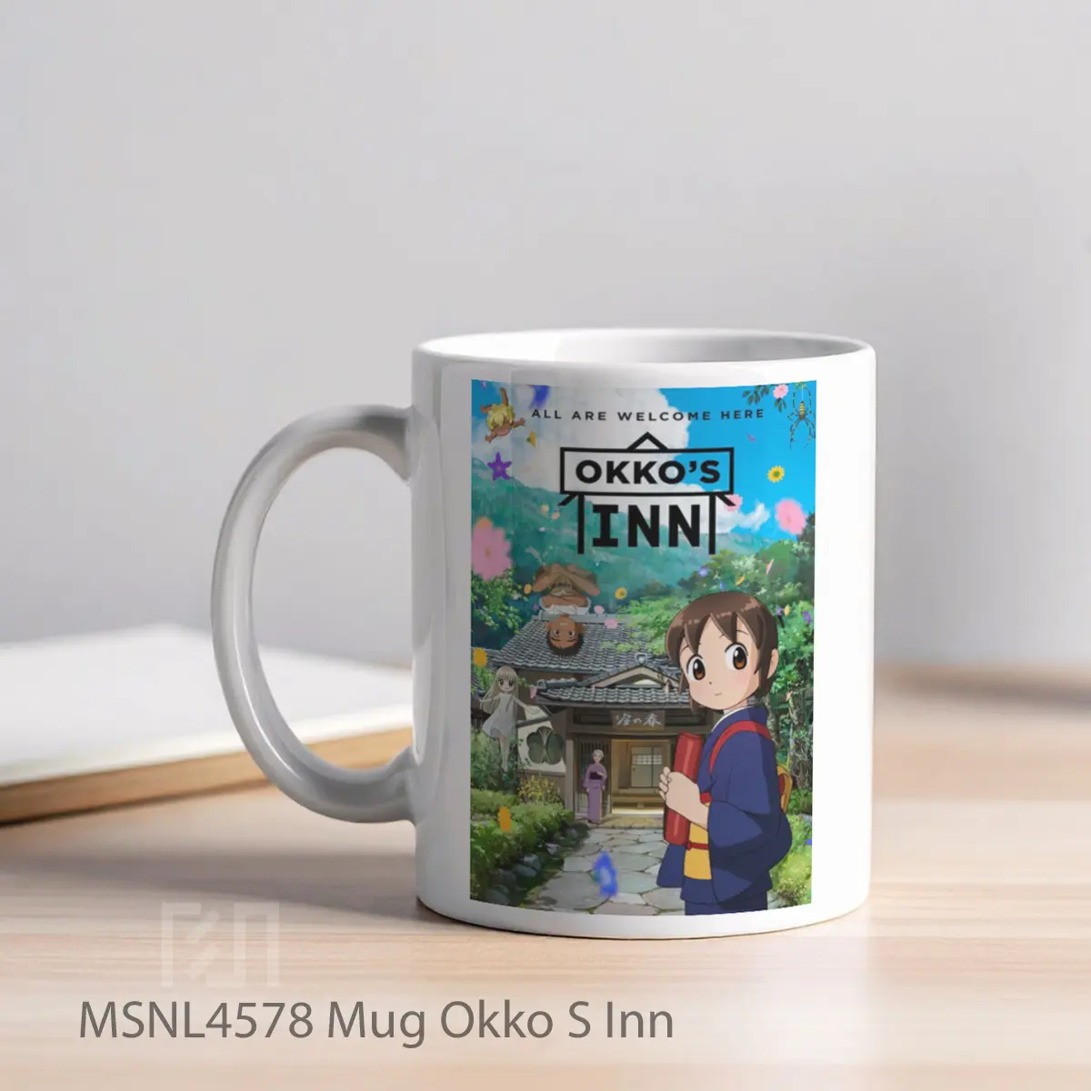 Mug Okko S Inn Gelas Keramik Tema Film MSNL4578 - Tampak Kiri