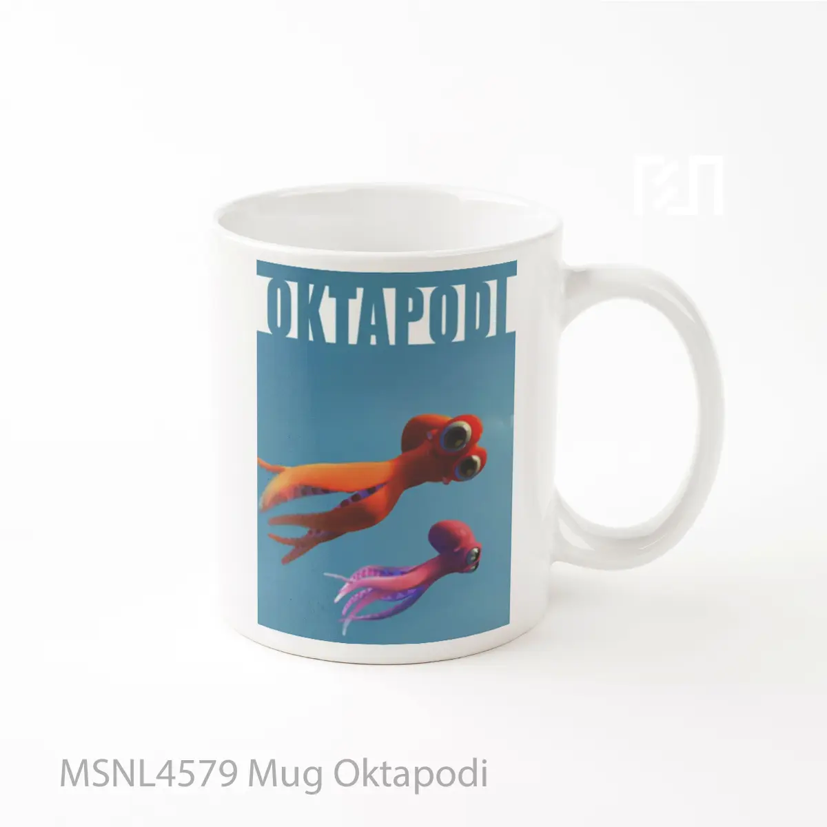 Mug Oktapodi Gelas Keramik Tema Film MSNL4579