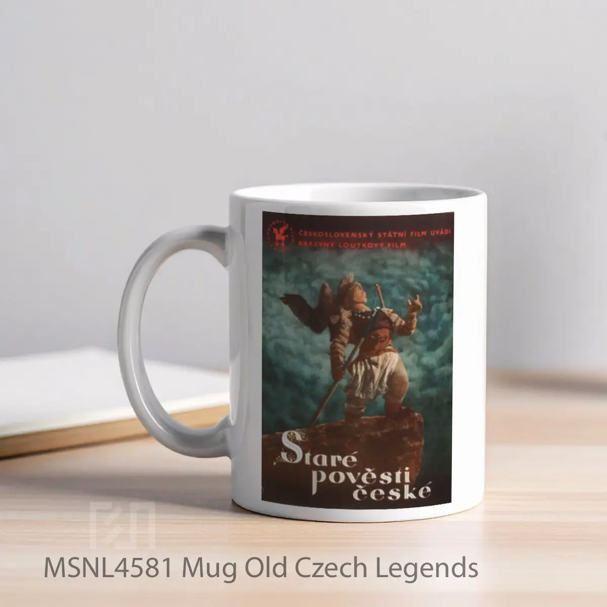 Mug Old Czech Legends Gelas Keramik Tema Film MSNL4581 - Tampak Kiri