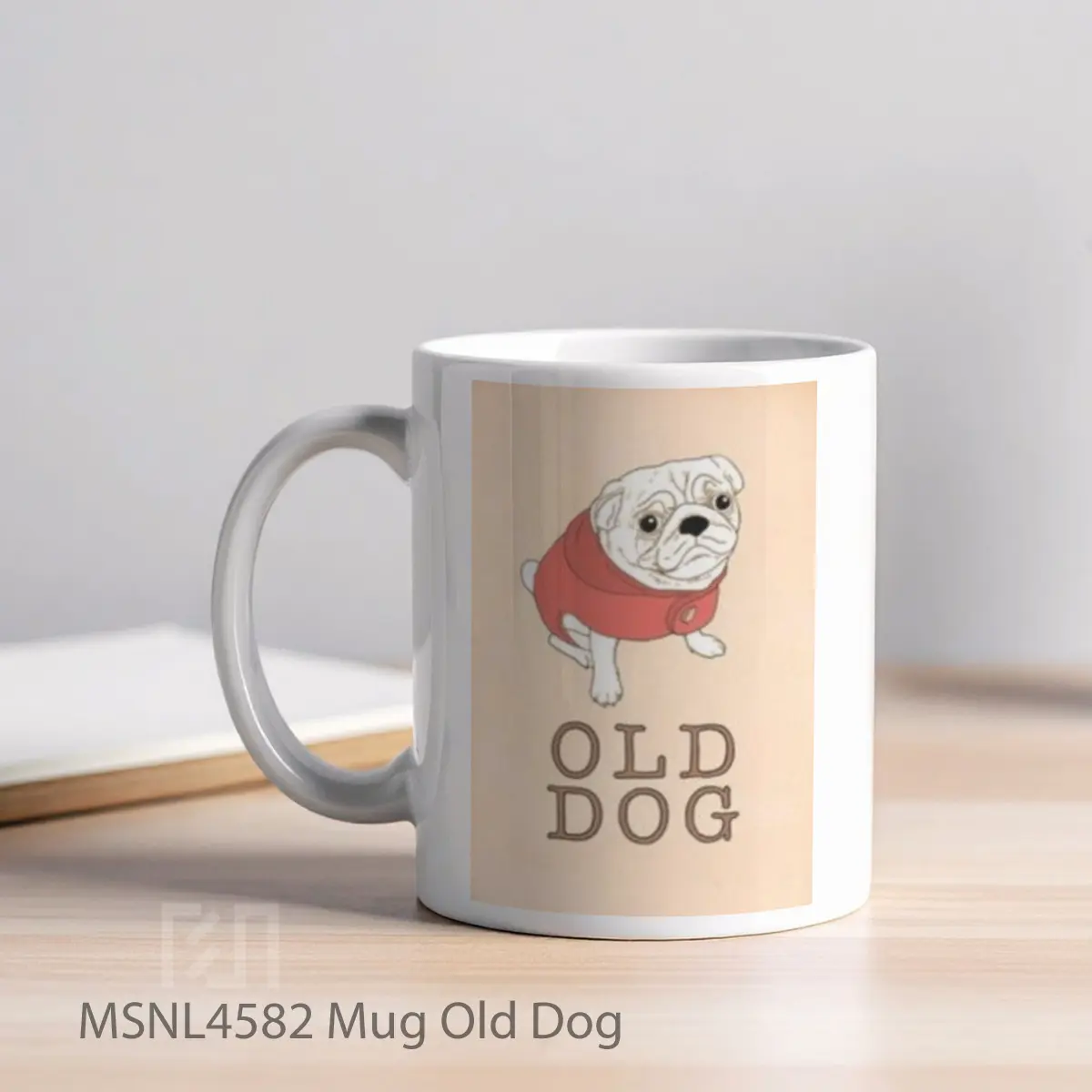 Mug Old Dog Gelas Keramik Tema Film MSNL4582 - Tampak Kiri