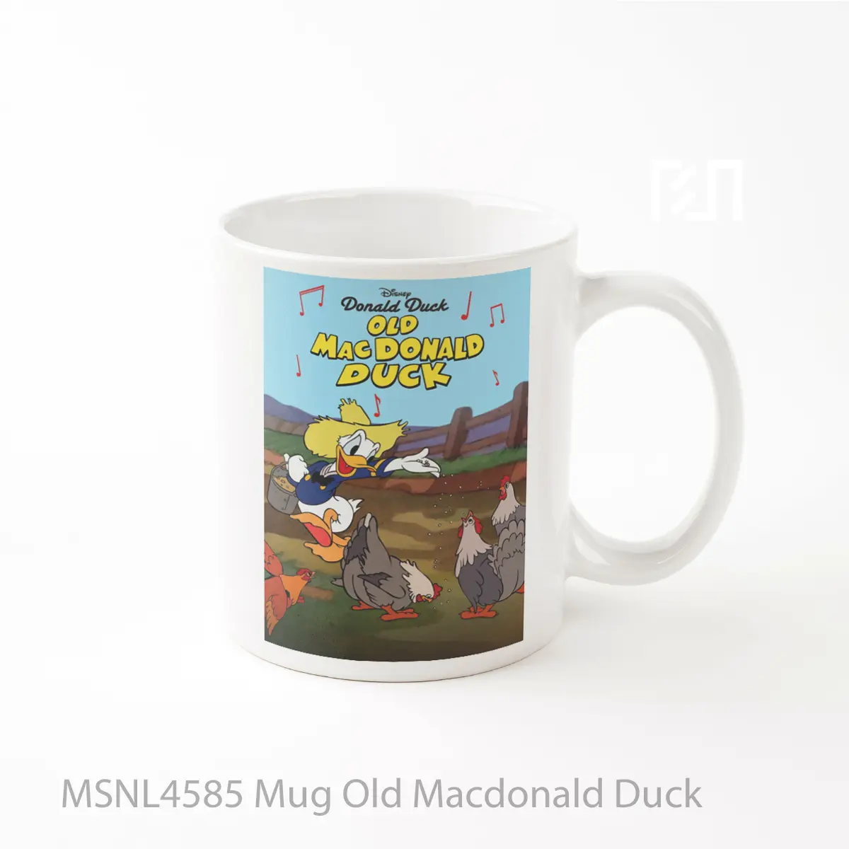 Mug Old Macdonald Duck Gelas Keramik Tema Film MSNL4585