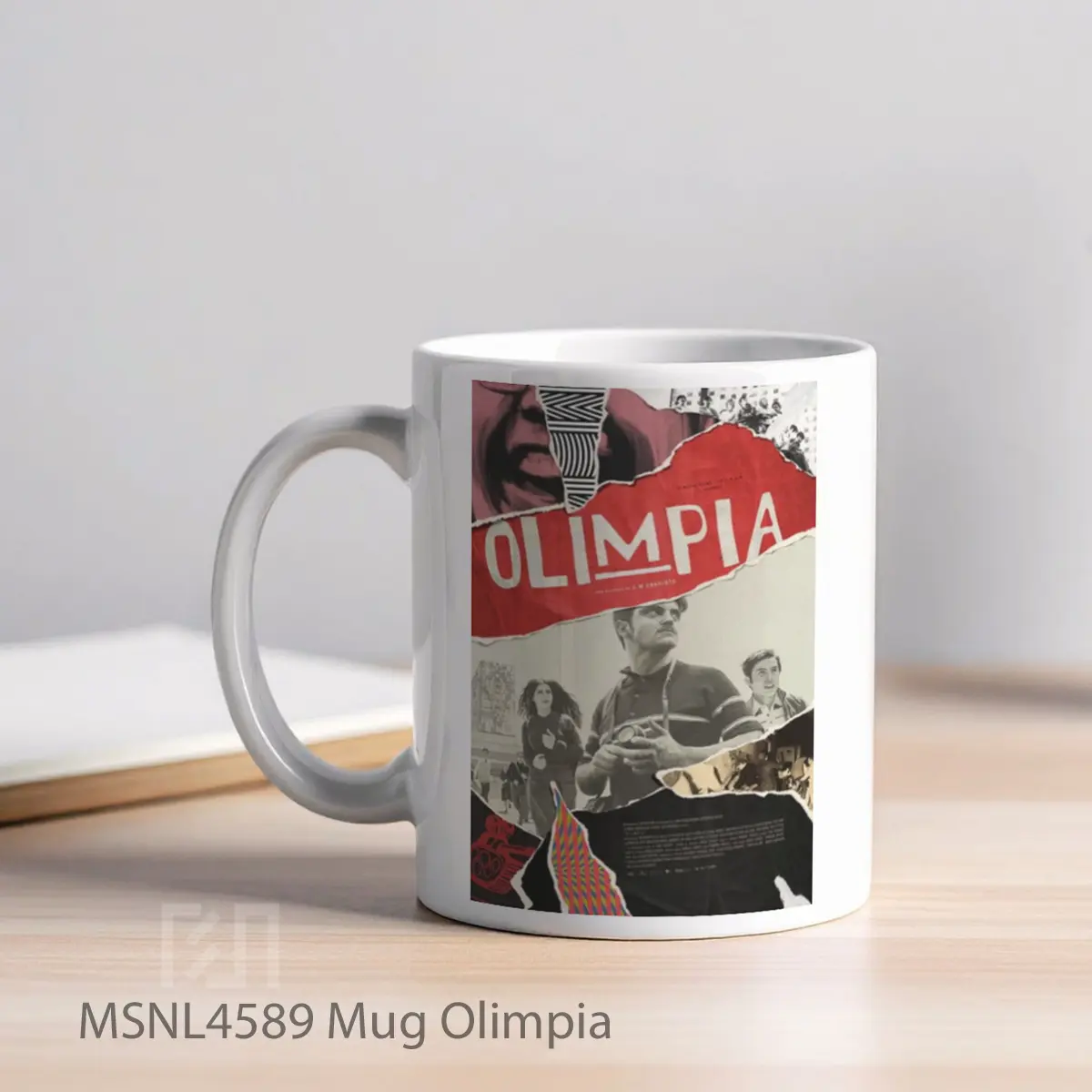 Mug Olimpia Gelas Keramik Tema Film MSNL4589 - Tampak Kiri