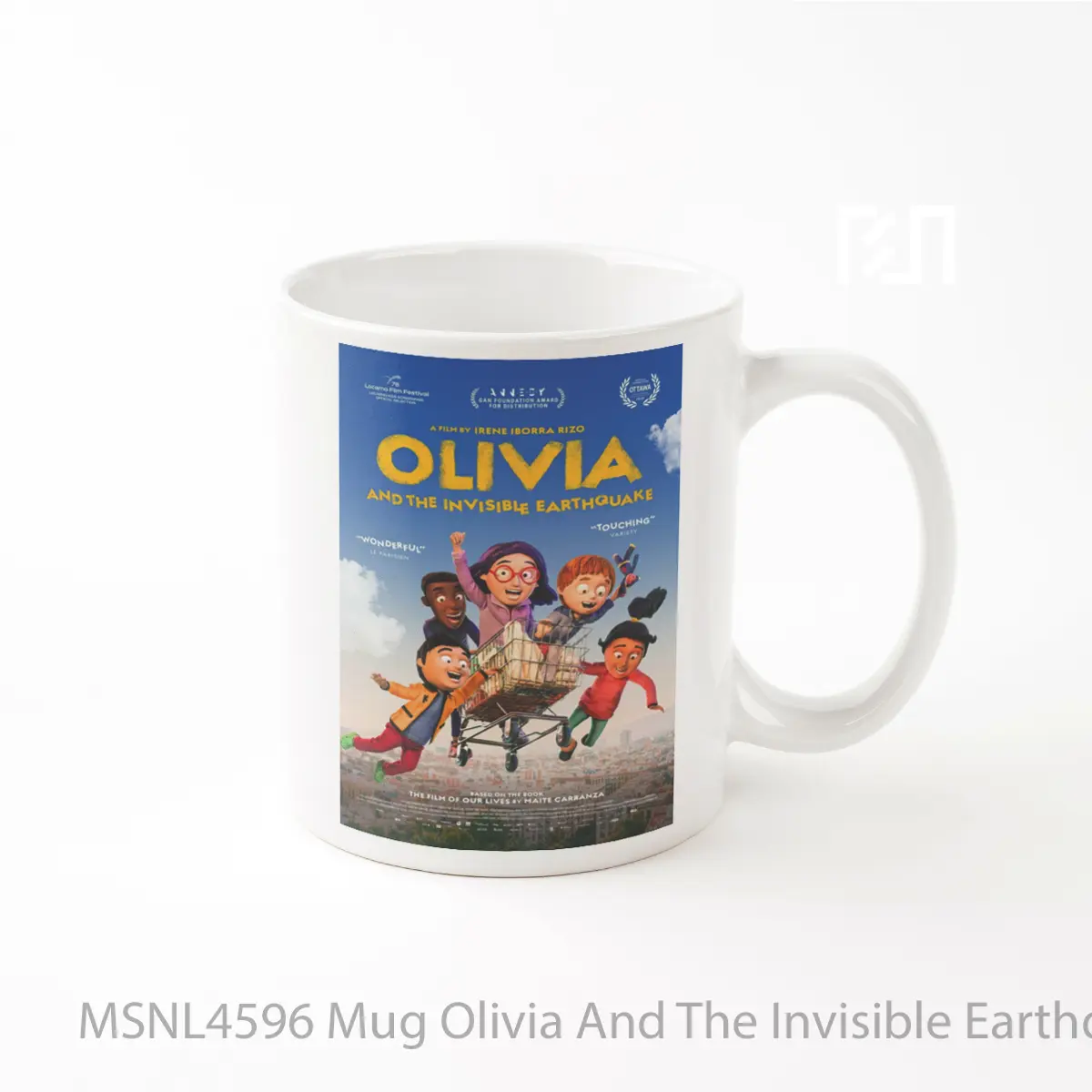 Mug Olivia And The Invisible Earthquake Gelas Keramik Tema Film MSNL4596