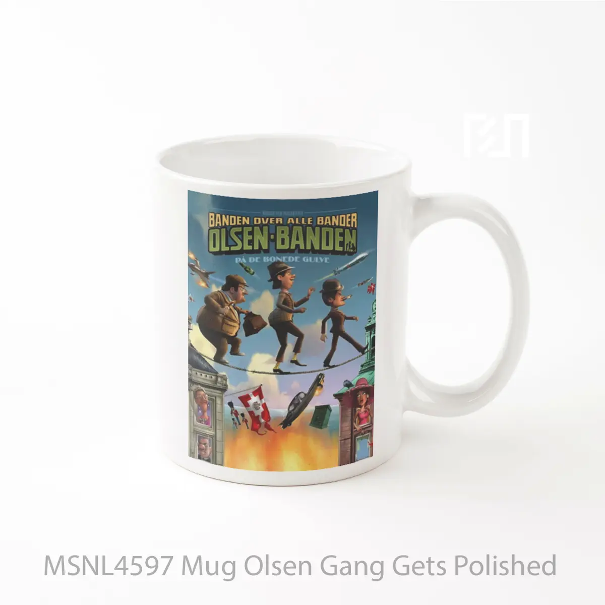 Mug Olsen Gang Gets Polished Gelas Keramik Tema Film MSNL4597