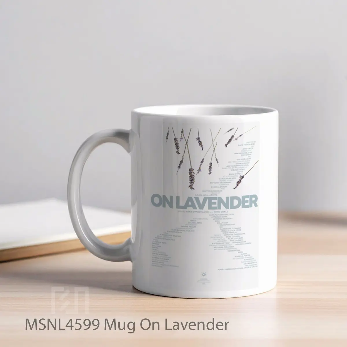 Mug On Lavender Gelas Keramik Tema Film MSNL4599 - Tampak Kiri