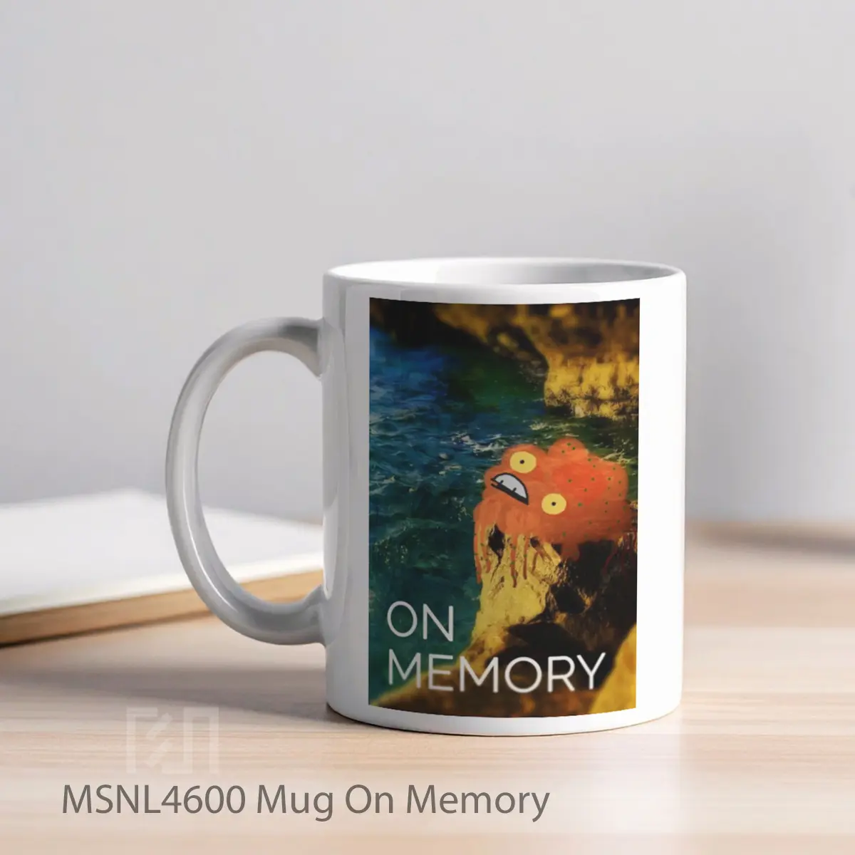 Mug On Memory Gelas Keramik Tema Film MSNL4600 - Tampak Kiri