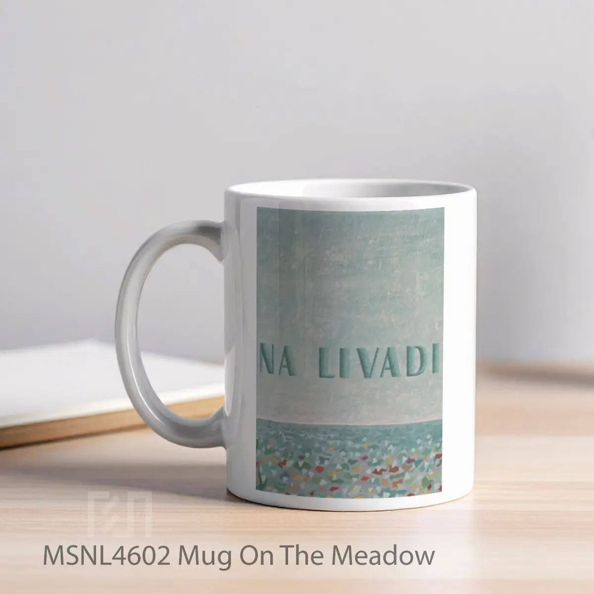 Mug On The Meadow Gelas Keramik Tema Film MSNL4602 - Tampak Kiri