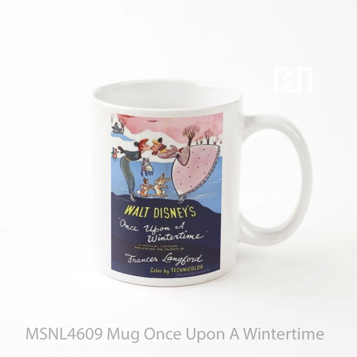 Mug Once Upon A Wintertime Gelas Keramik Tema Film MSNL4609