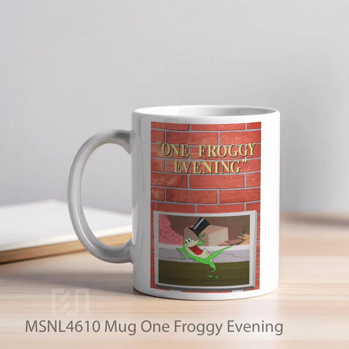 Mug One Froggy Evening Gelas Keramik Tema Film MSNL4610 - Tampak Kiri