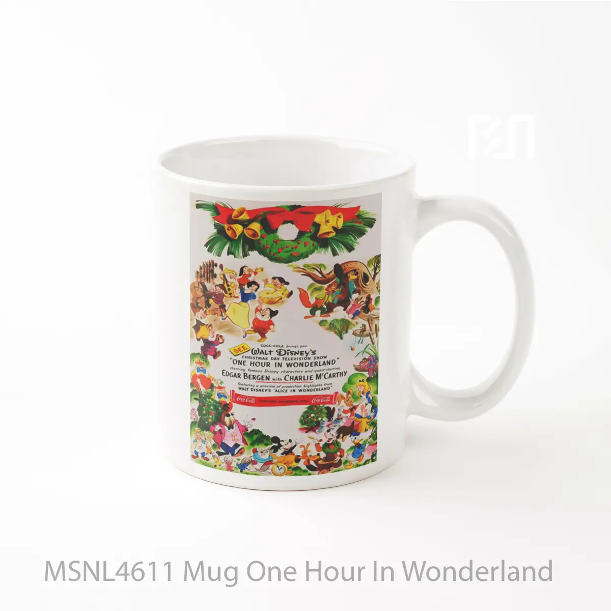 Mug One Hour In Wonderland Gelas Keramik Tema Film MSNL4611