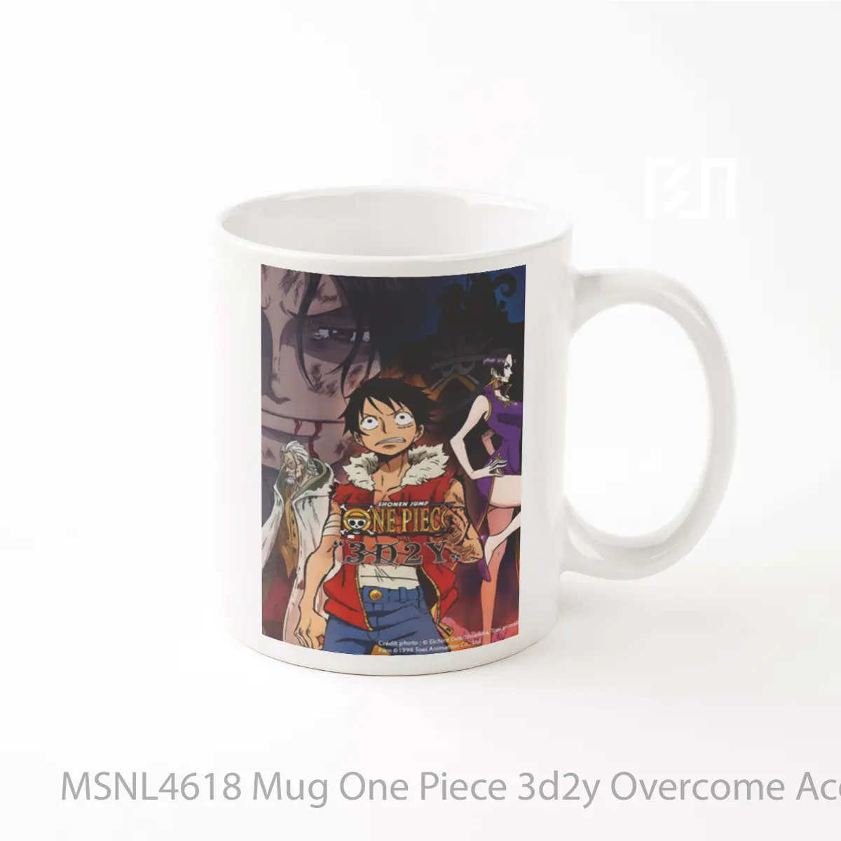 Mug One Piece 3d2y Overcome Ace S Death Luffy S Vow To His Friends Gelas Keramik Tema Film MSNL4618