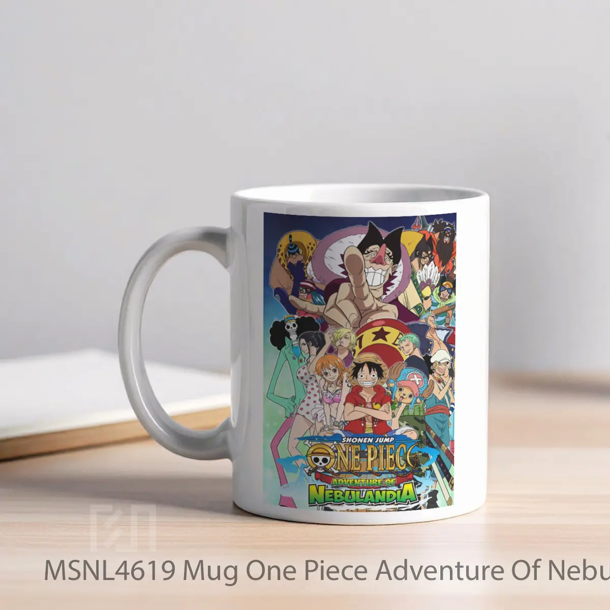 Mug One Piece Adventure Of Nebulandia Gelas Keramik Tema Film MSNL4619 - Tampak Kiri