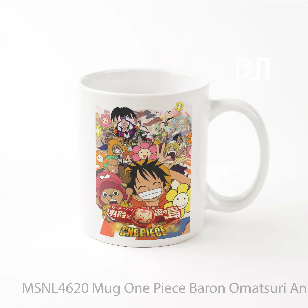 Mug One Piece Baron Omatsuri And The Secret Island Gelas Keramik Tema Film MSNL4620
