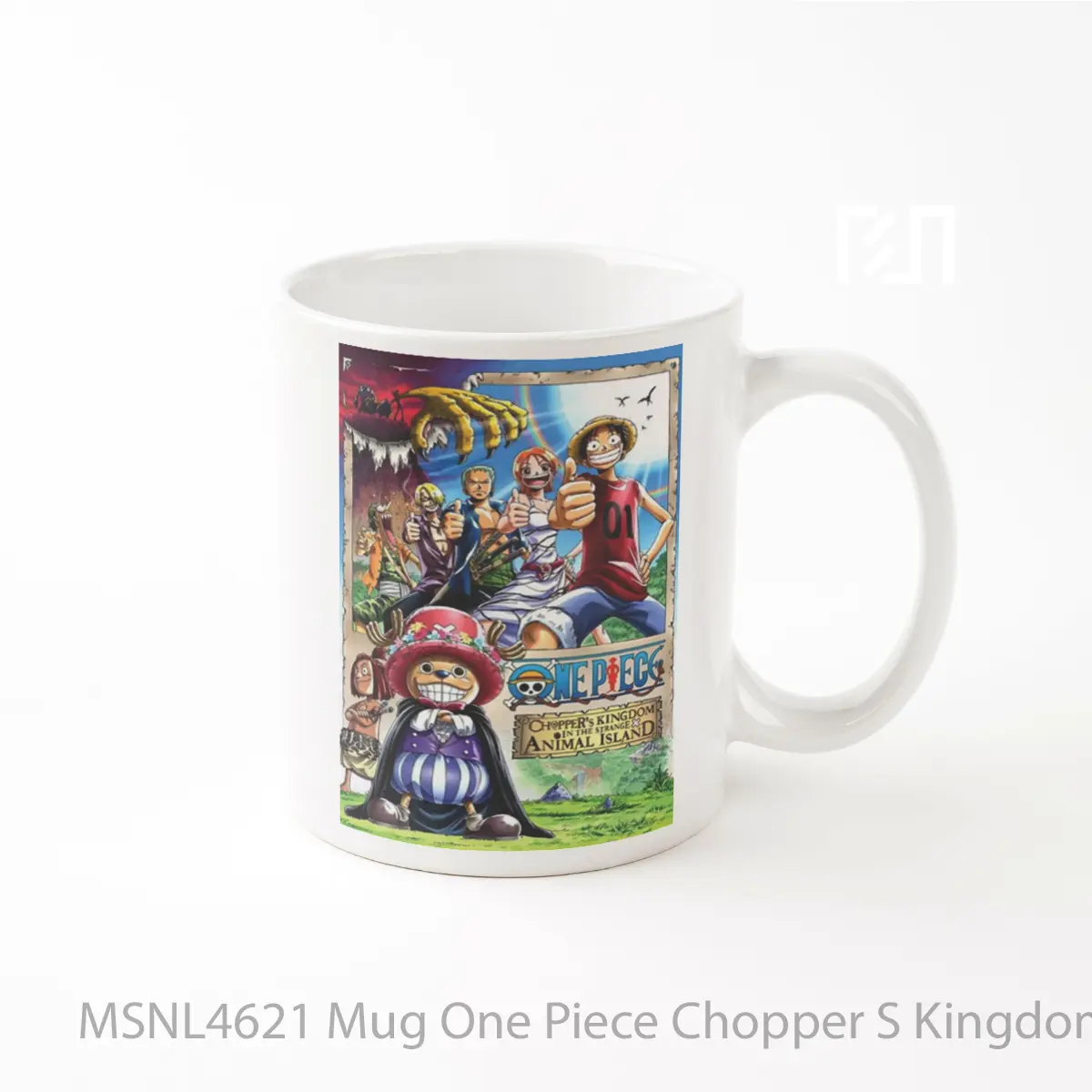 Mug One Piece Chopper S Kingdom On The Island Of Strange Animals Gelas Keramik Tema Film MSNL4621