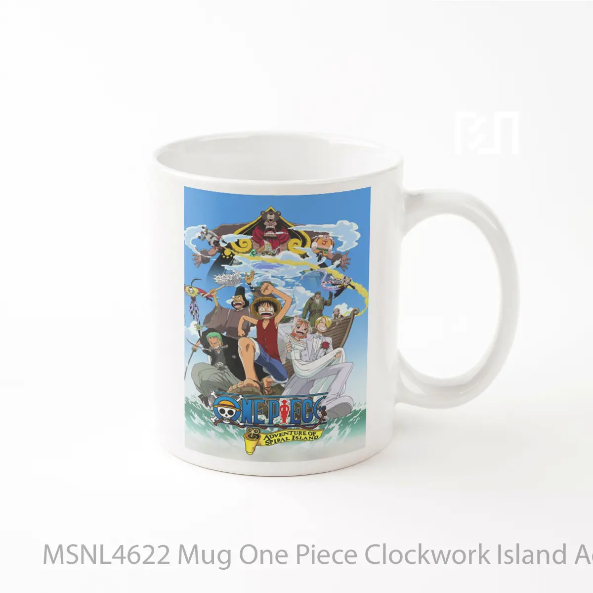 Mug One Piece Clockwork Island Adventure Gelas Keramik Tema Film MSNL4622