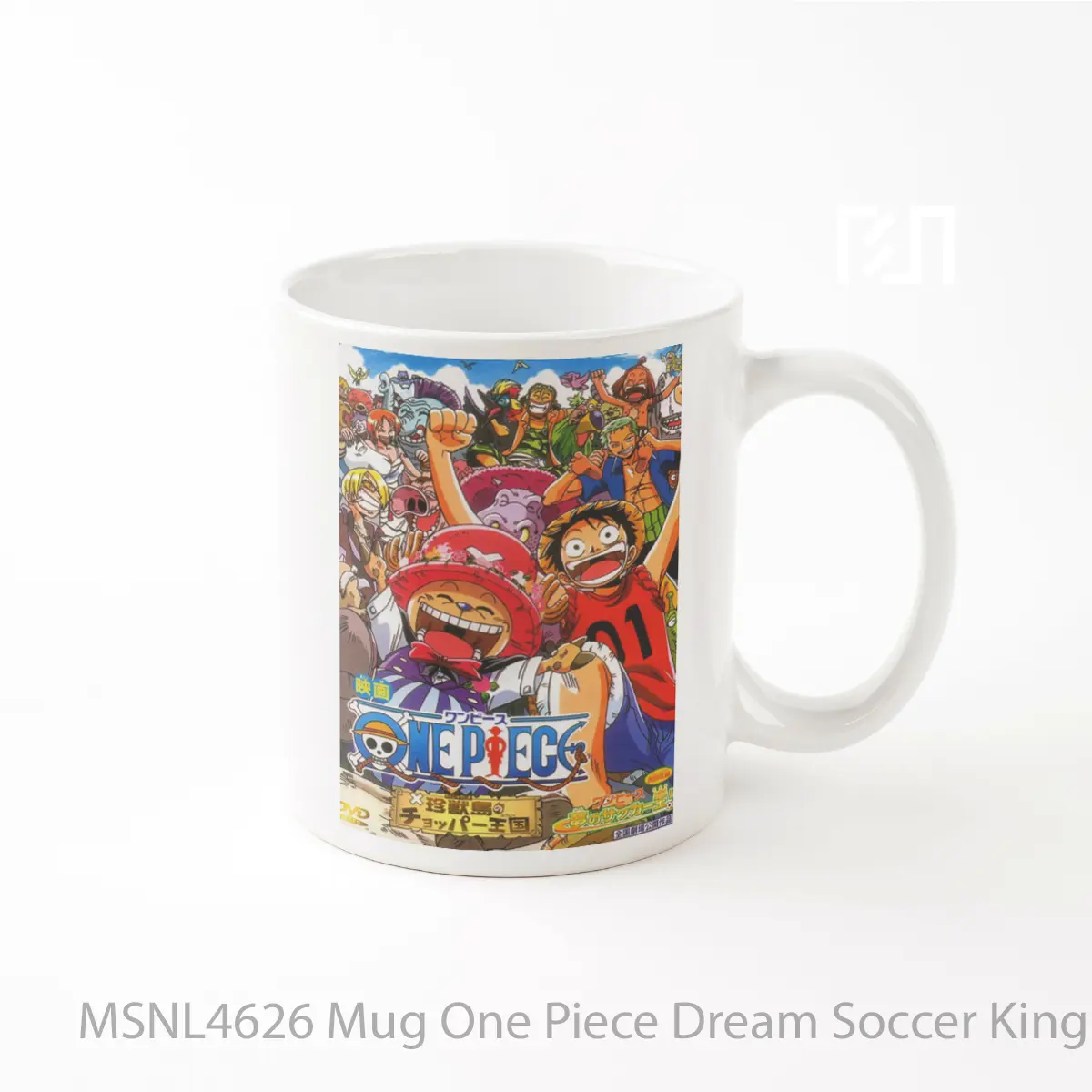 Mug One Piece Dream Soccer King Gelas Keramik Tema Film MSNL4626