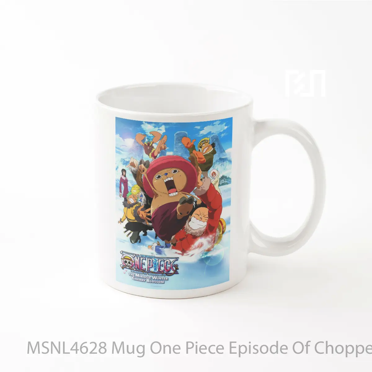 Mug One Piece Episode Of Chopper Plus Bloom In The Winter Miracle Cherry Blossom Gelas Keramik Tema Film MSNL4628