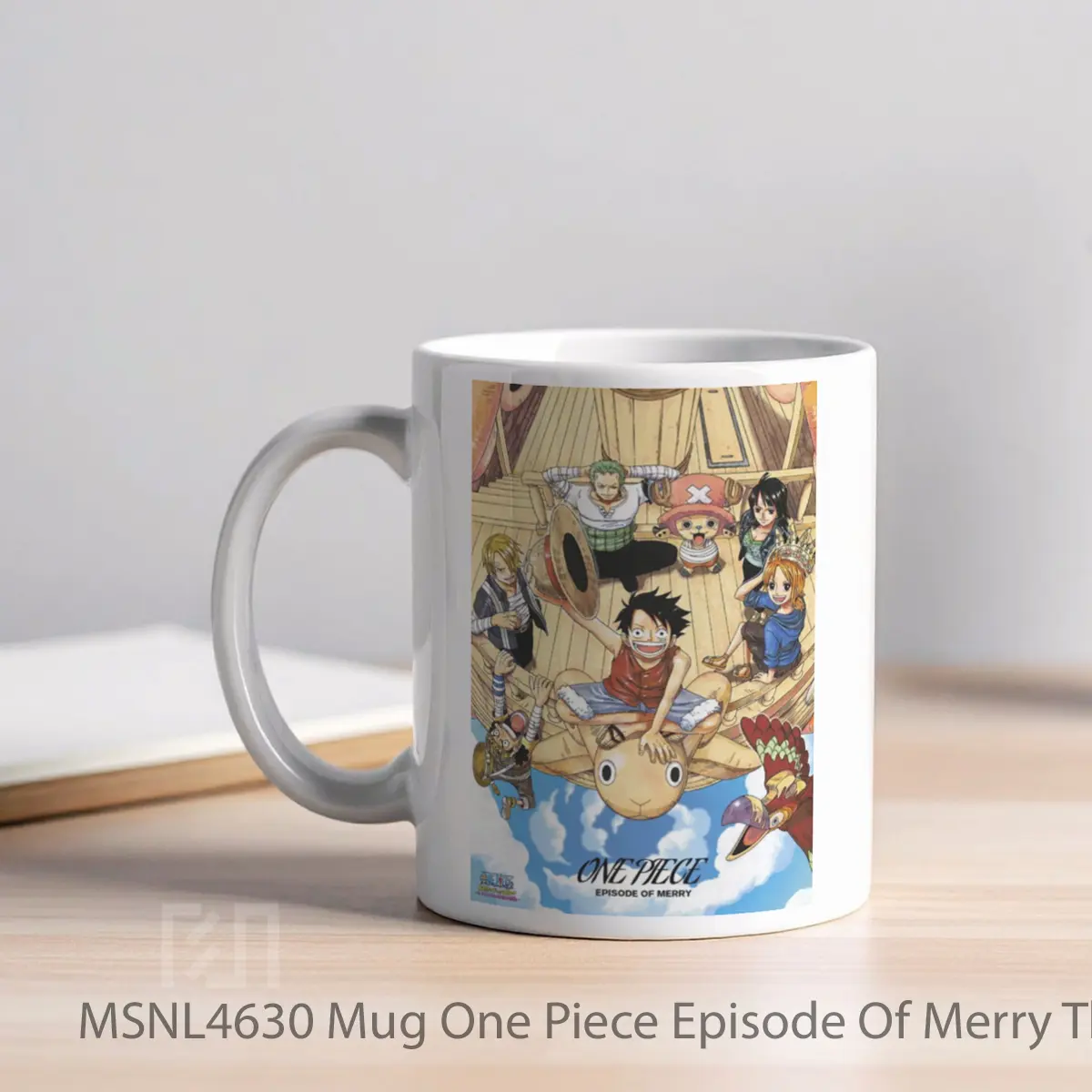 Mug One Piece Episode Of Merry The Tale Of One More Friend Gelas Keramik Tema Film MSNL4630 - Tampak Kiri