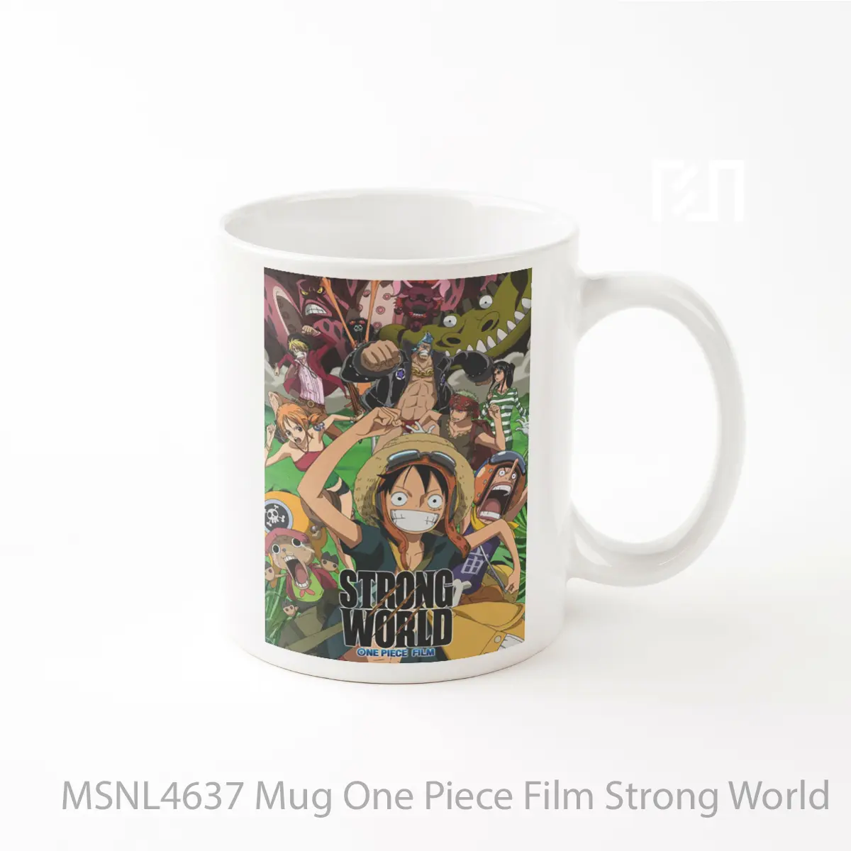 Mug One Piece Film Strong World Gelas Keramik Tema Film MSNL4637