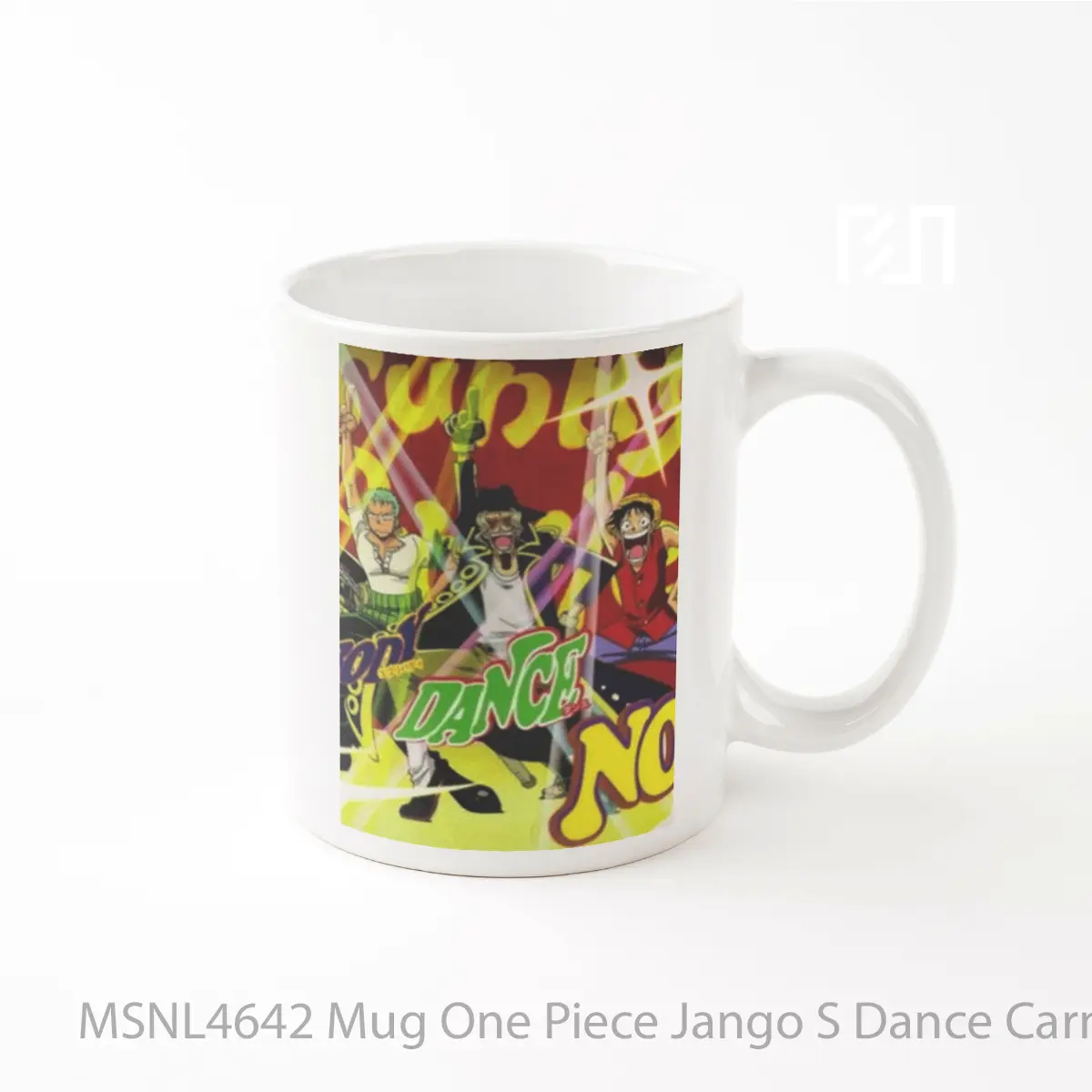 Mug One Piece Jango S Dance Carnival Gelas Keramik Tema Film MSNL4642