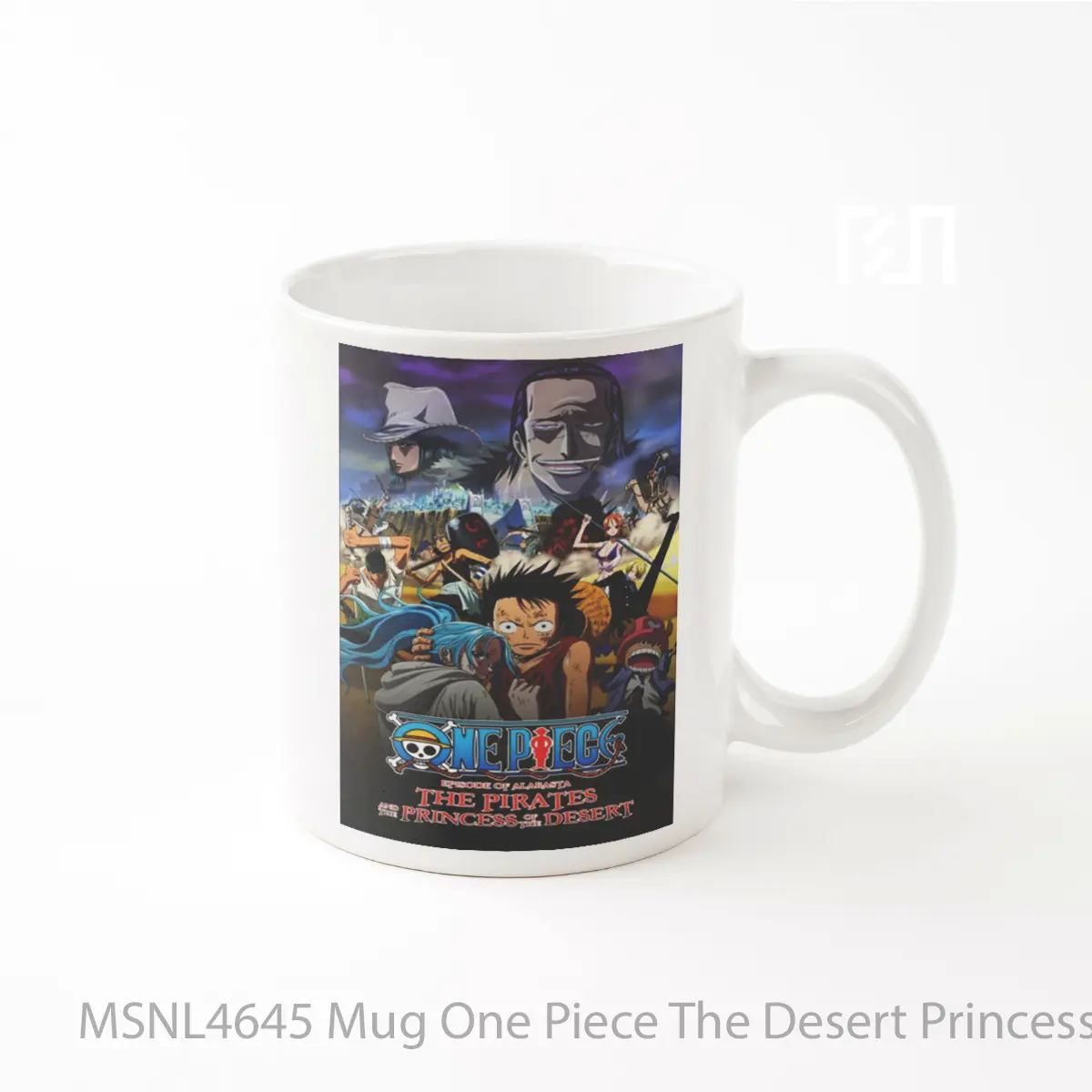 Mug One Piece The Desert Princess And The Pirates Adventure In Alabasta Gelas Keramik Tema Film MSNL4645