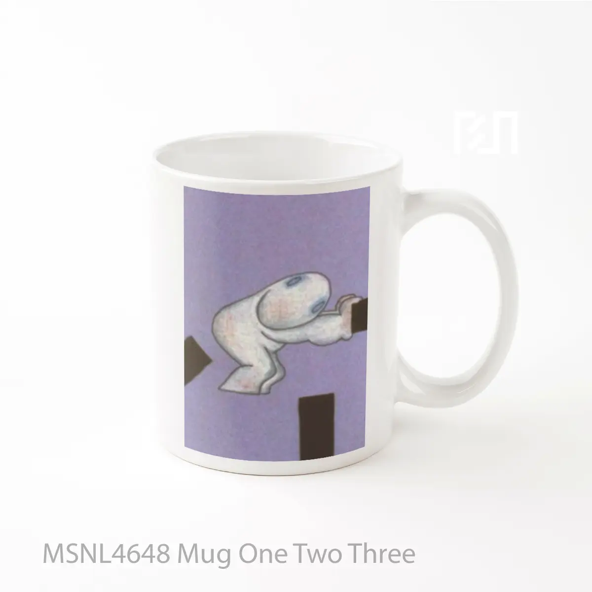 Mug One Two Three Gelas Keramik Tema Film MSNL4648