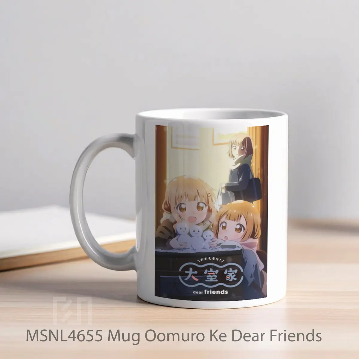 Mug Oomuro Ke Dear Friends Gelas Keramik Tema Film MSNL4655 - Tampak Kiri