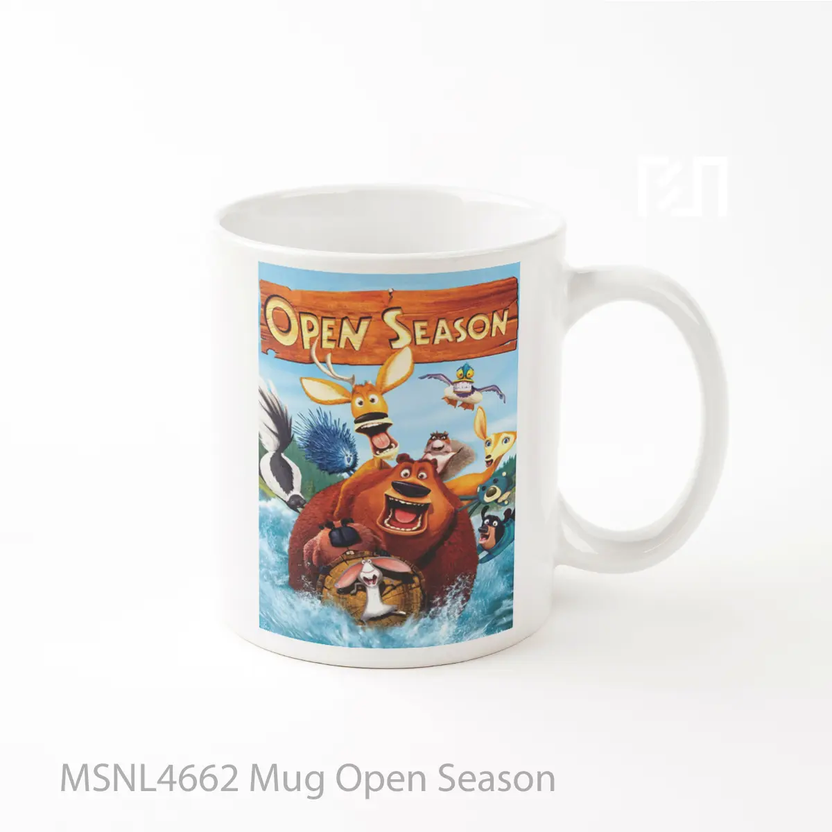 Mug Open Season Gelas Keramik Tema Film MSNL4662