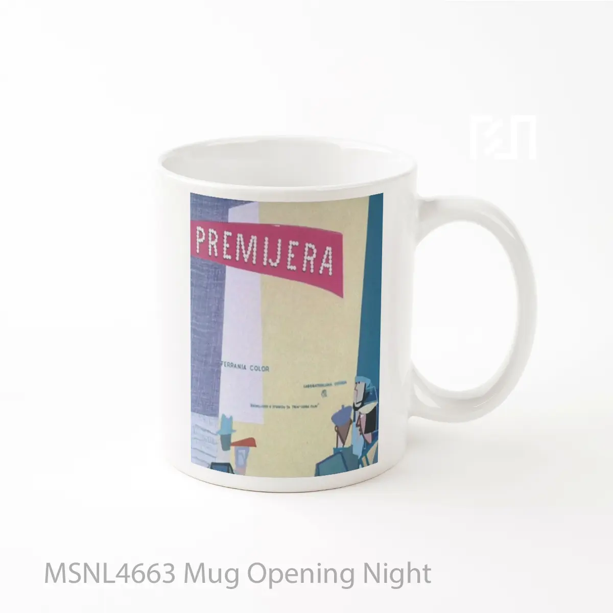Mug Opening Night Gelas Keramik Tema Film MSNL4663
