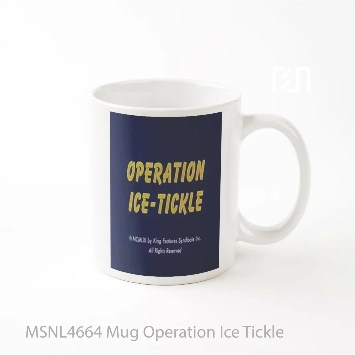 Mug Operation Ice Tickle Gelas Keramik Tema Film MSNL4664