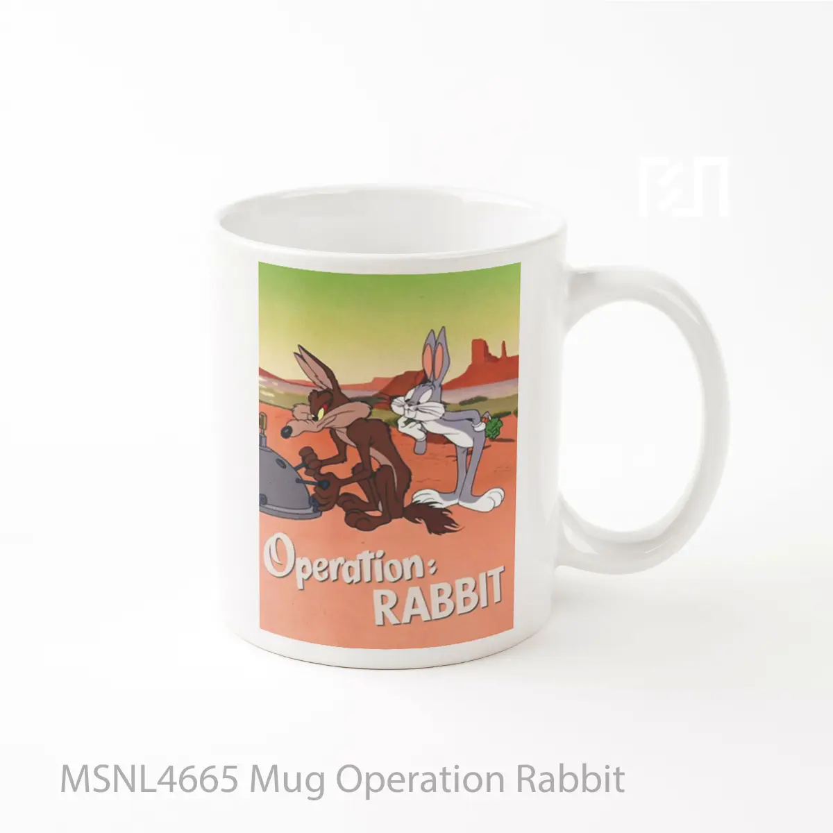 Mug Operation Rabbit Gelas Keramik Tema Film MSNL4665