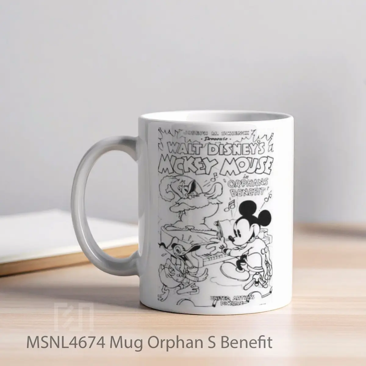 Mug Orphan S Benefit Gelas Keramik Tema Film MSNL4674 - Tampak Kiri