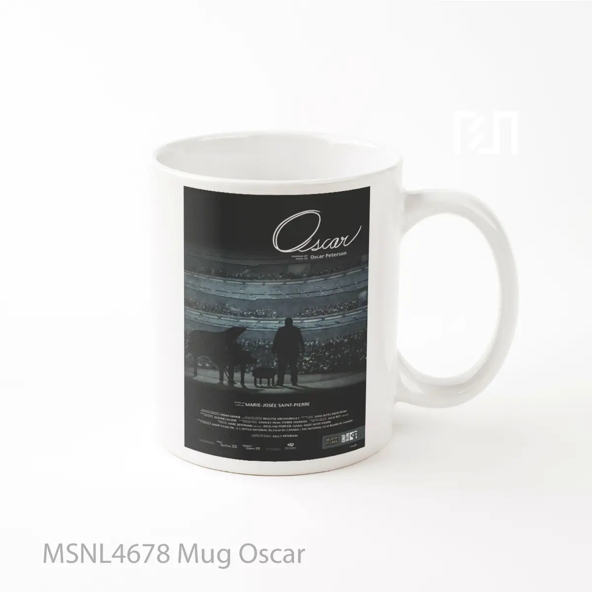 Mug Oscar Gelas Keramik Tema Film MSNL4678