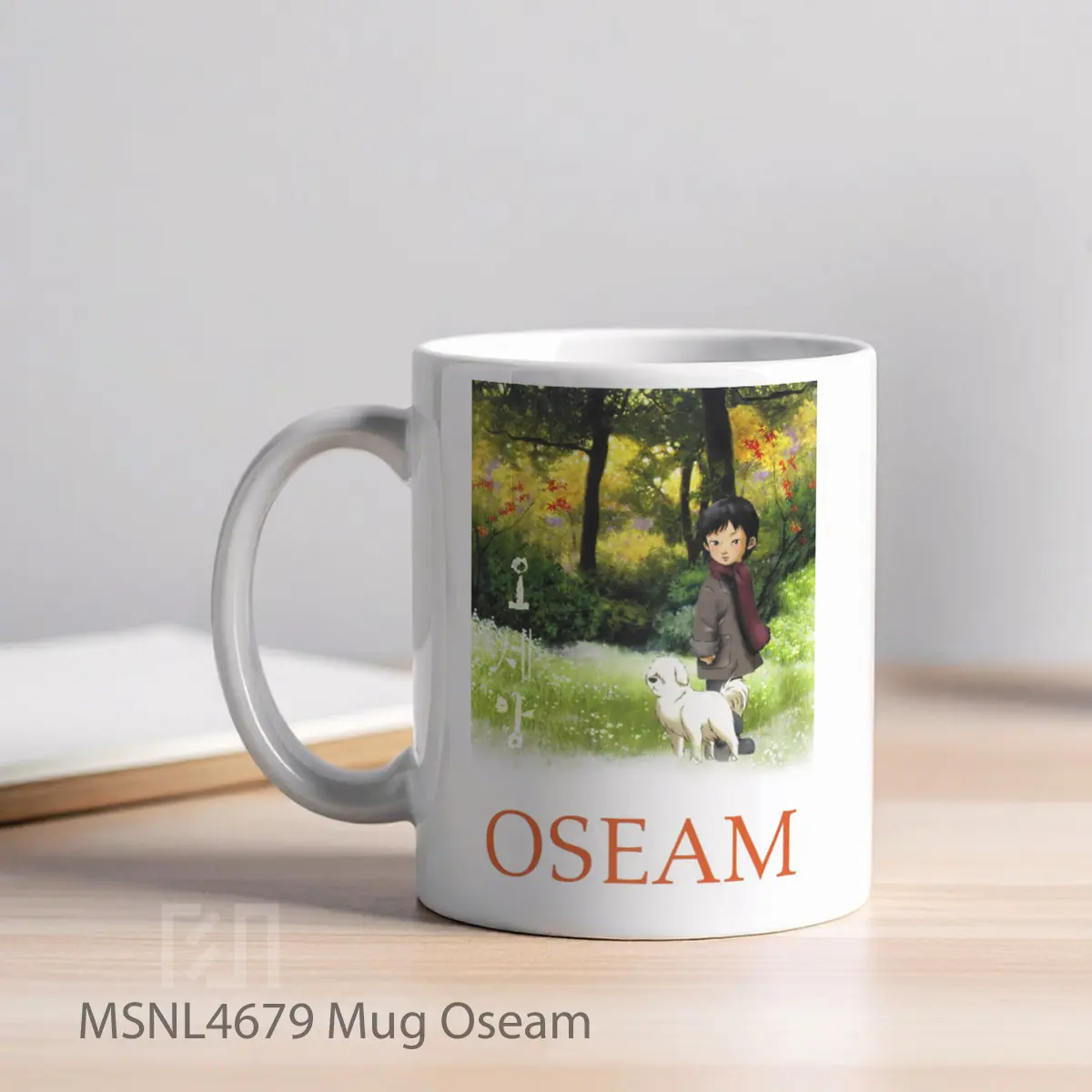 Mug Oseam Gelas Keramik Tema Film MSNL4679 - Tampak Kiri