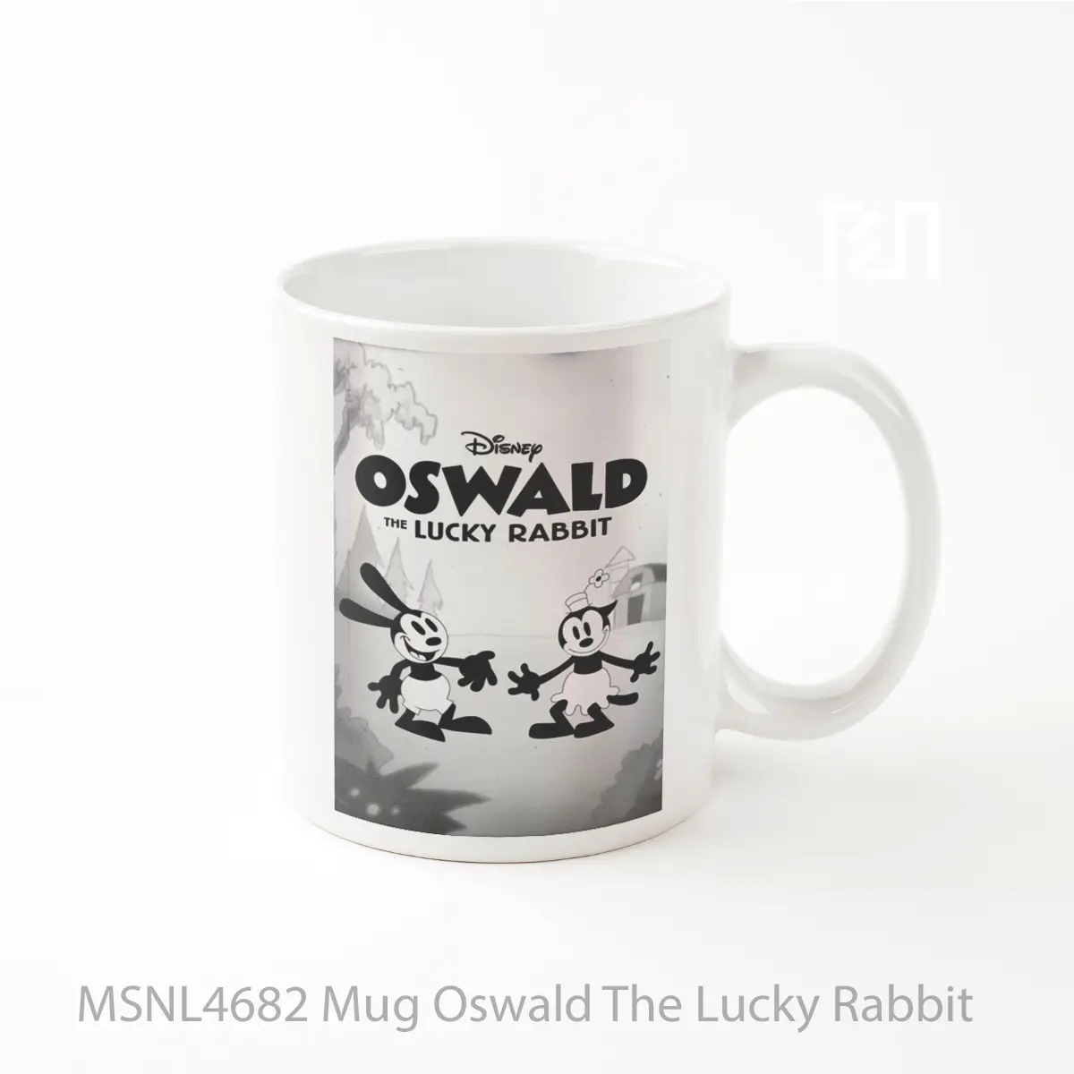 Mug Oswald The Lucky Rabbit Gelas Keramik Tema Film MSNL4682