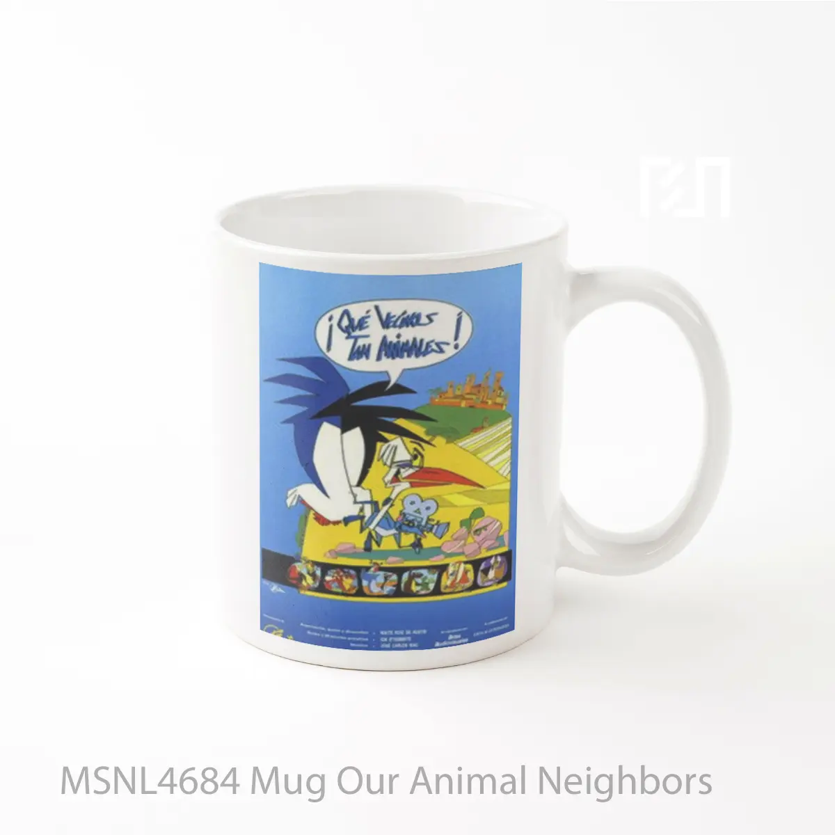 Mug Our Animal Neighbors Gelas Keramik Tema Film MSNL4684