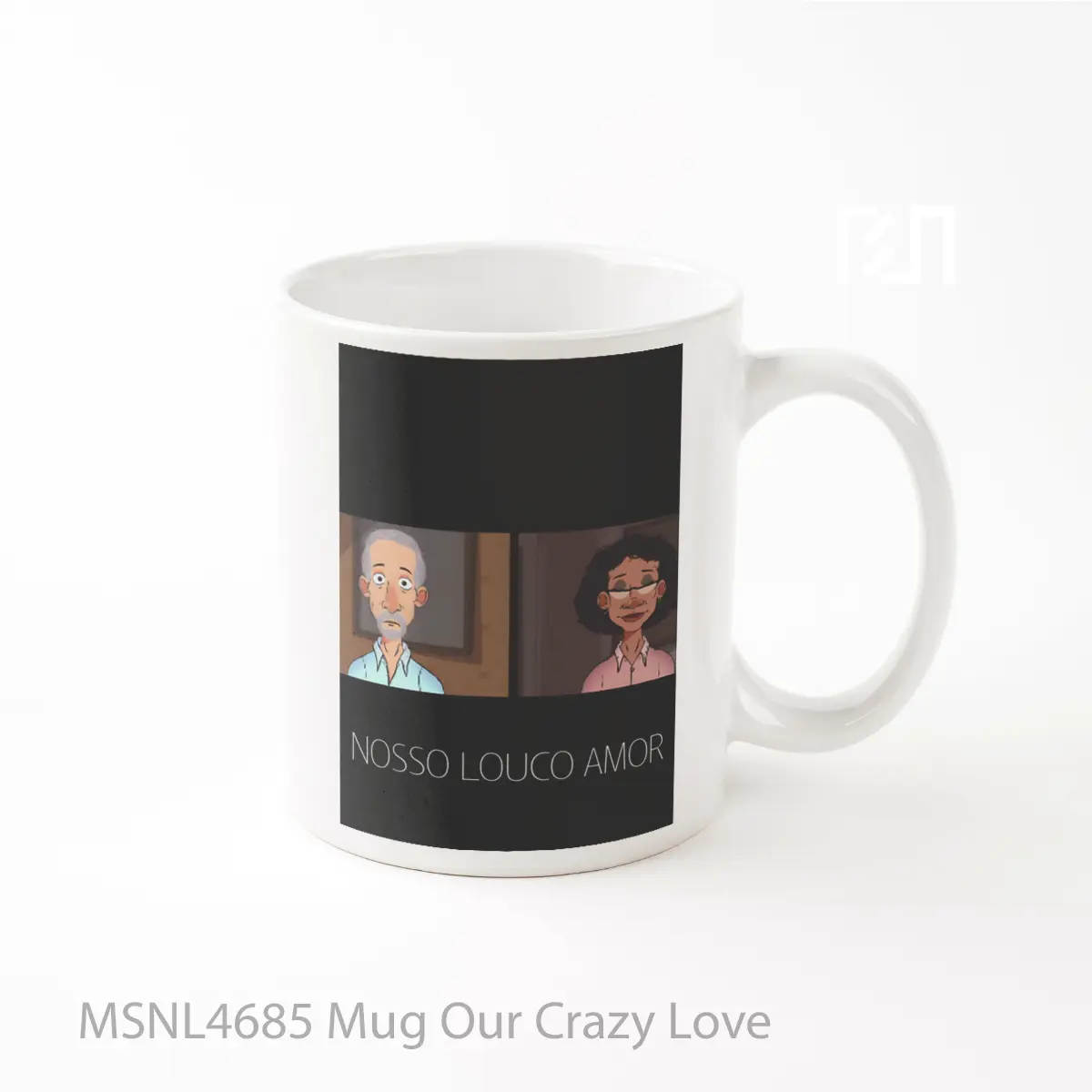 Mug Our Crazy Love Gelas Keramik Tema Film MSNL4685