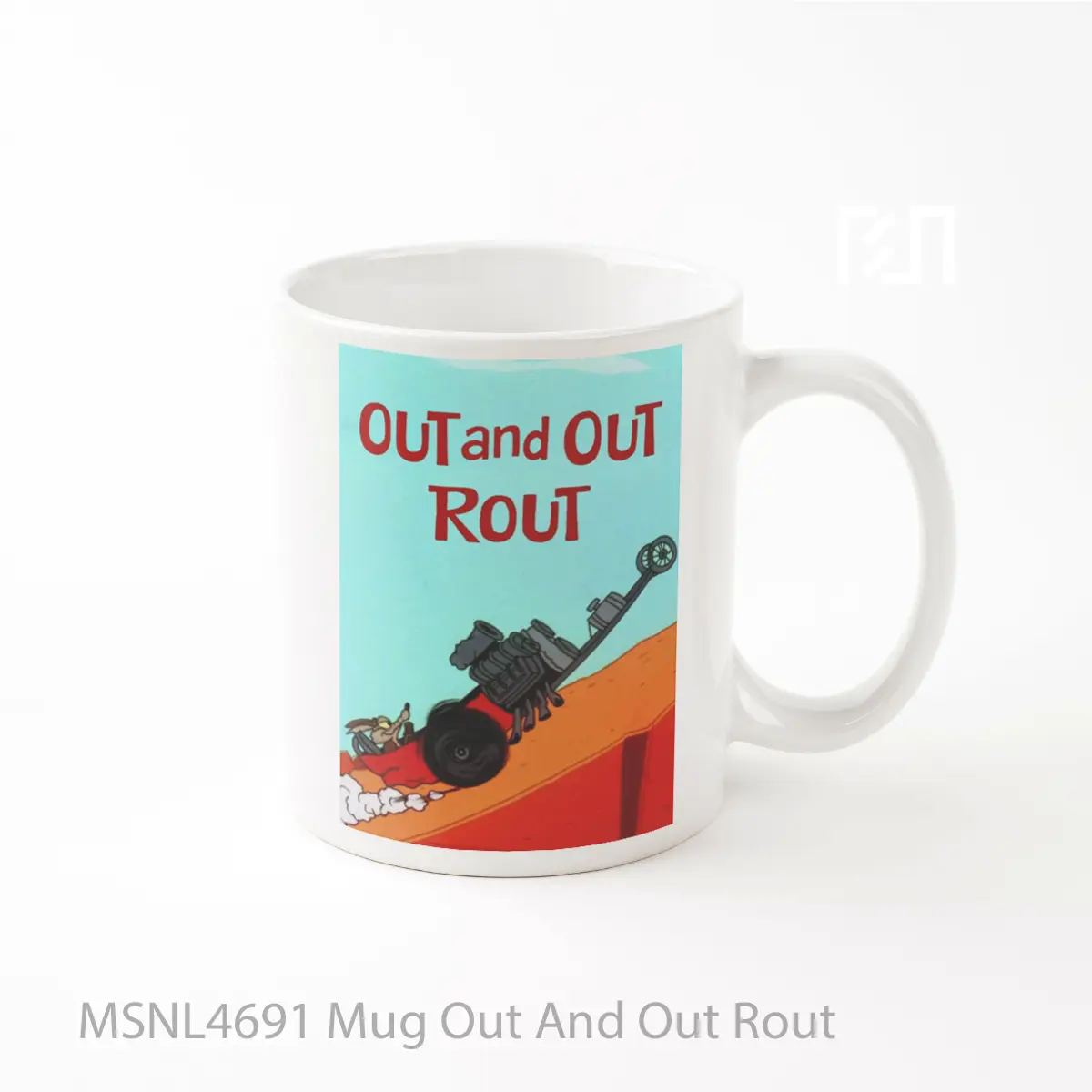 Mug Out And Out Rout Gelas Keramik Tema Film MSNL4691