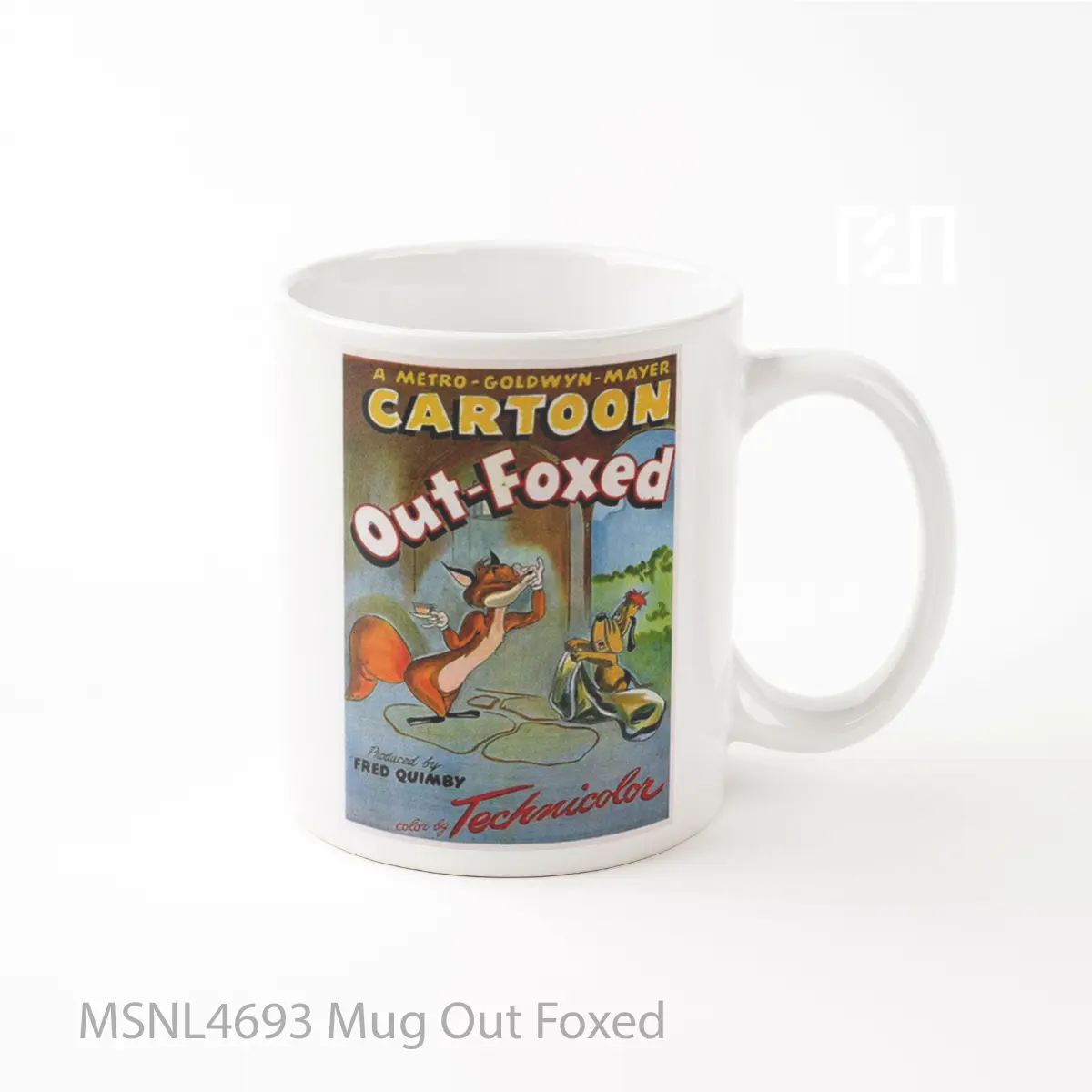 Mug Out Foxed Gelas Keramik Tema Film MSNL4693