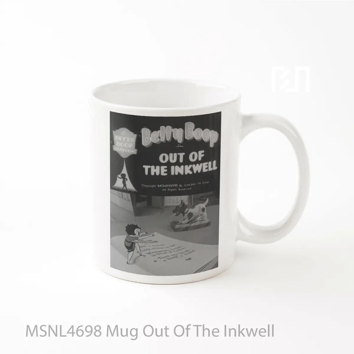 Mug Out Of The Inkwell Gelas Keramik Tema Film MSNL4698