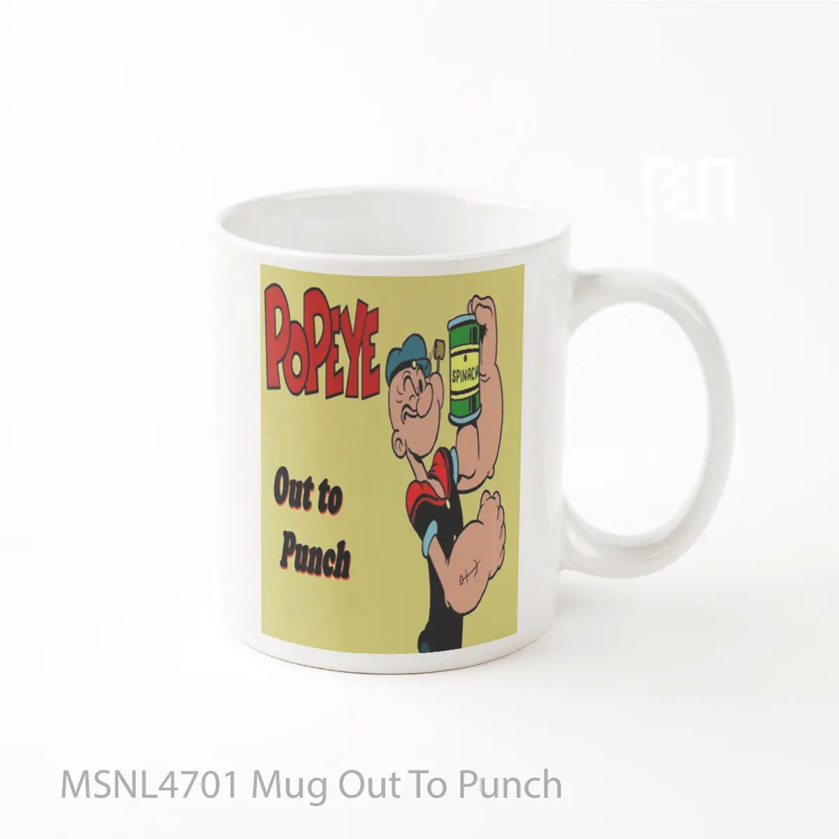 Mug Out To Punch Gelas Keramik Tema Film MSNL4701