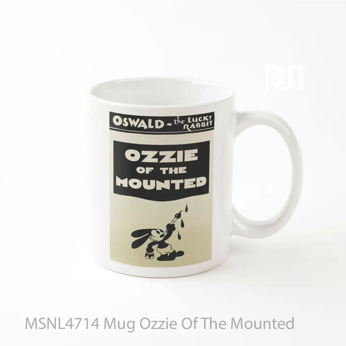 Mug Ozzie Of The Mounted Gelas Keramik Tema Film MSNL4714
