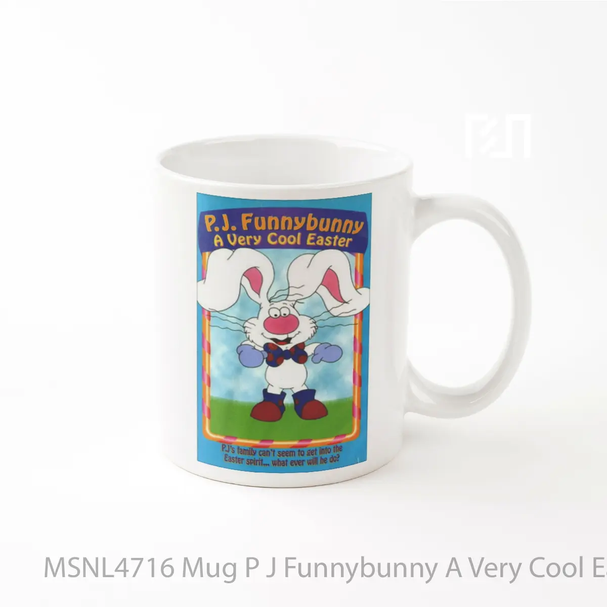 Mug P J Funnybunny A Very Cool Easter Gelas Keramik Tema Film MSNL4716