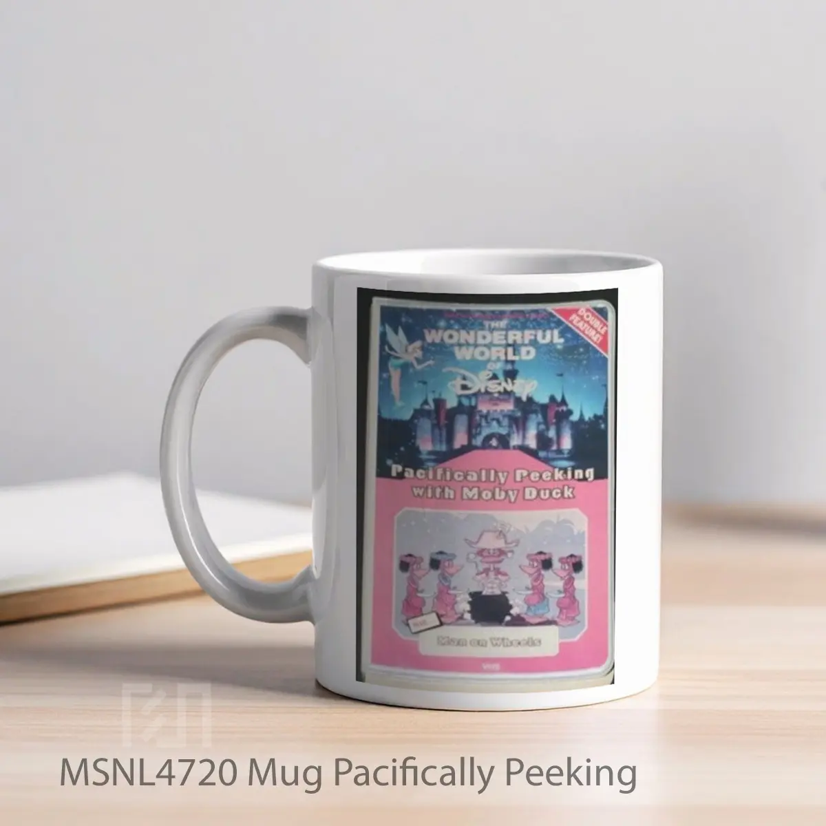 Mug Pacifically Peeking Gelas Keramik Tema Film MSNL4720 - Tampak Kiri