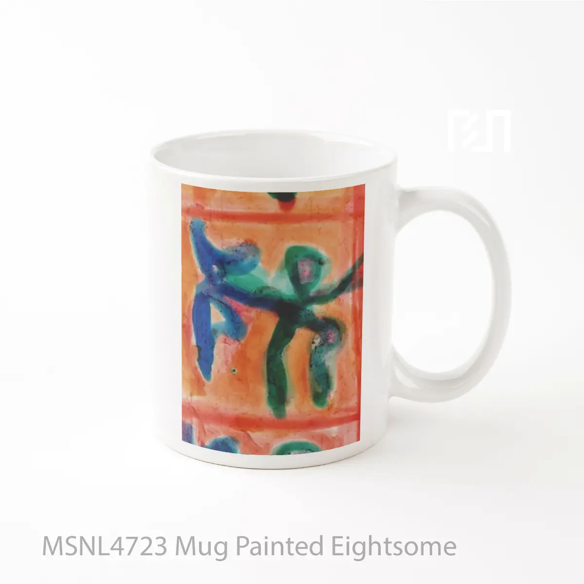Mug Painted Eightsome Gelas Keramik Tema Film MSNL4723
