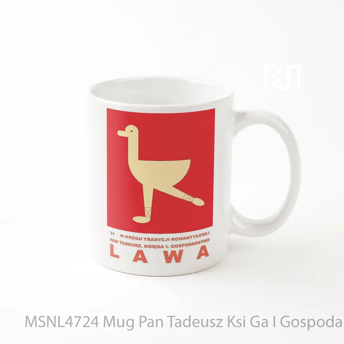 Mug Pan Tadeusz Ksi Ga I Gospodarstwo Gelas Keramik Tema Film MSNL4724