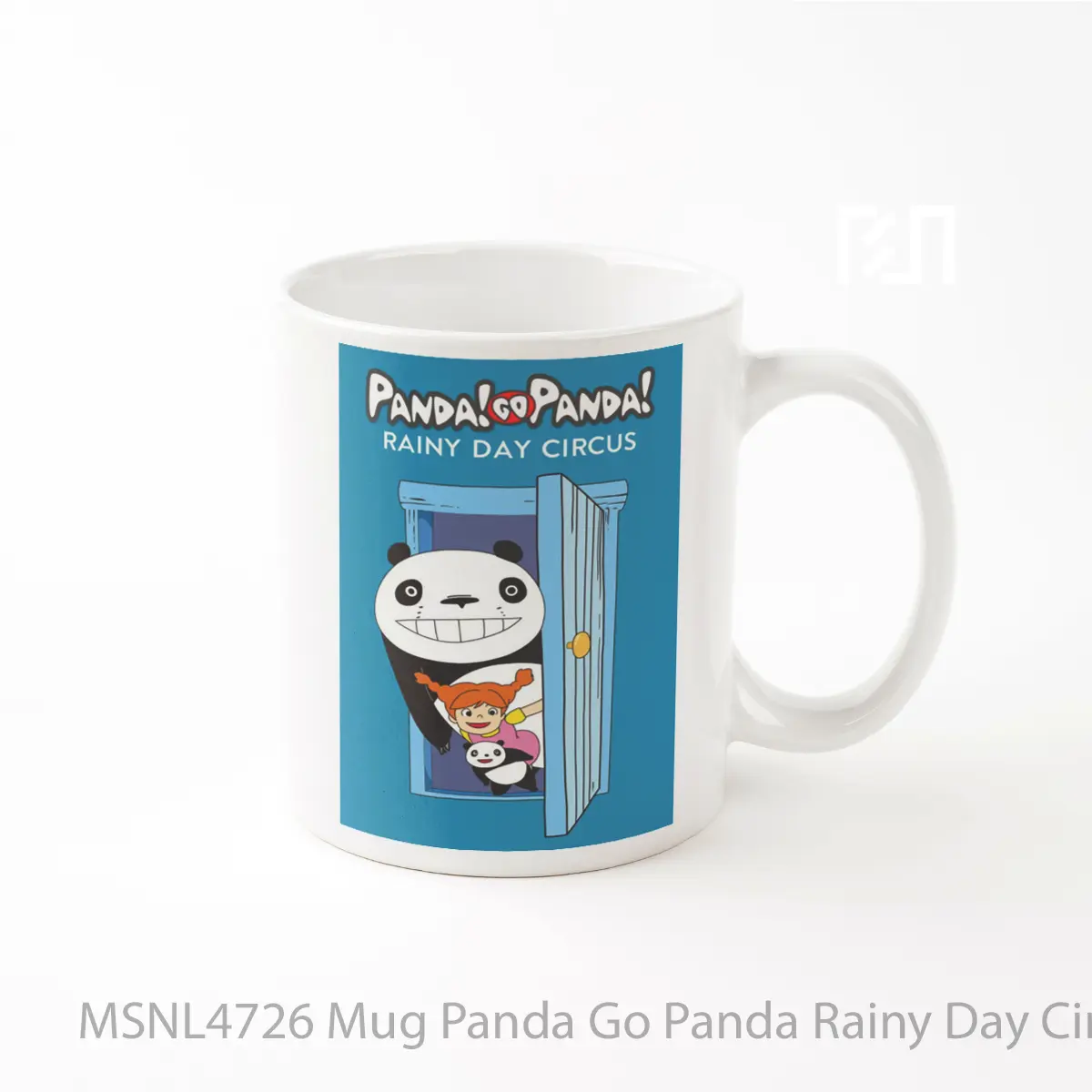 Mug Panda Go Panda Rainy Day Circus Gelas Keramik Tema Film MSNL4726