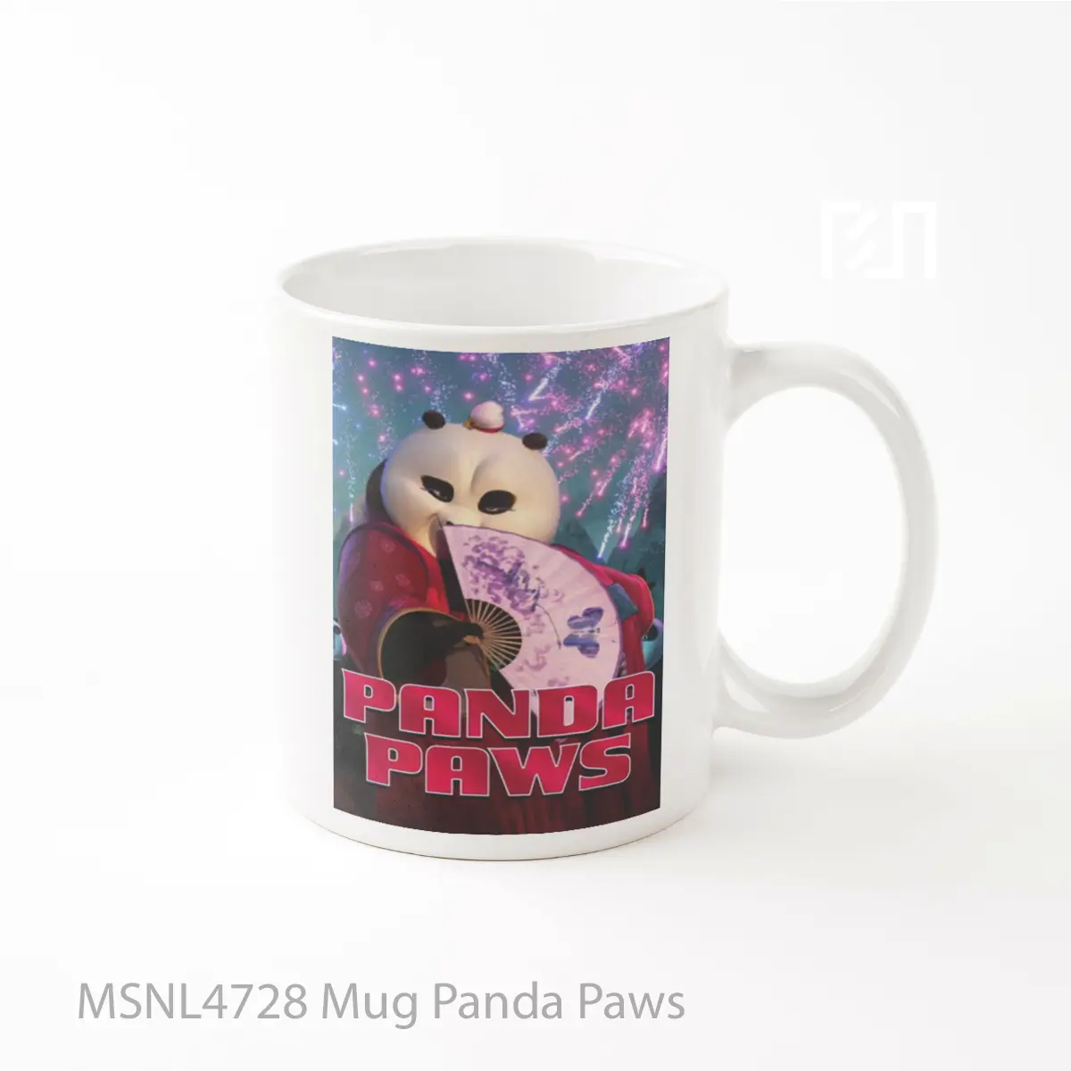 Mug Panda Paws Gelas Keramik Tema Film MSNL4728