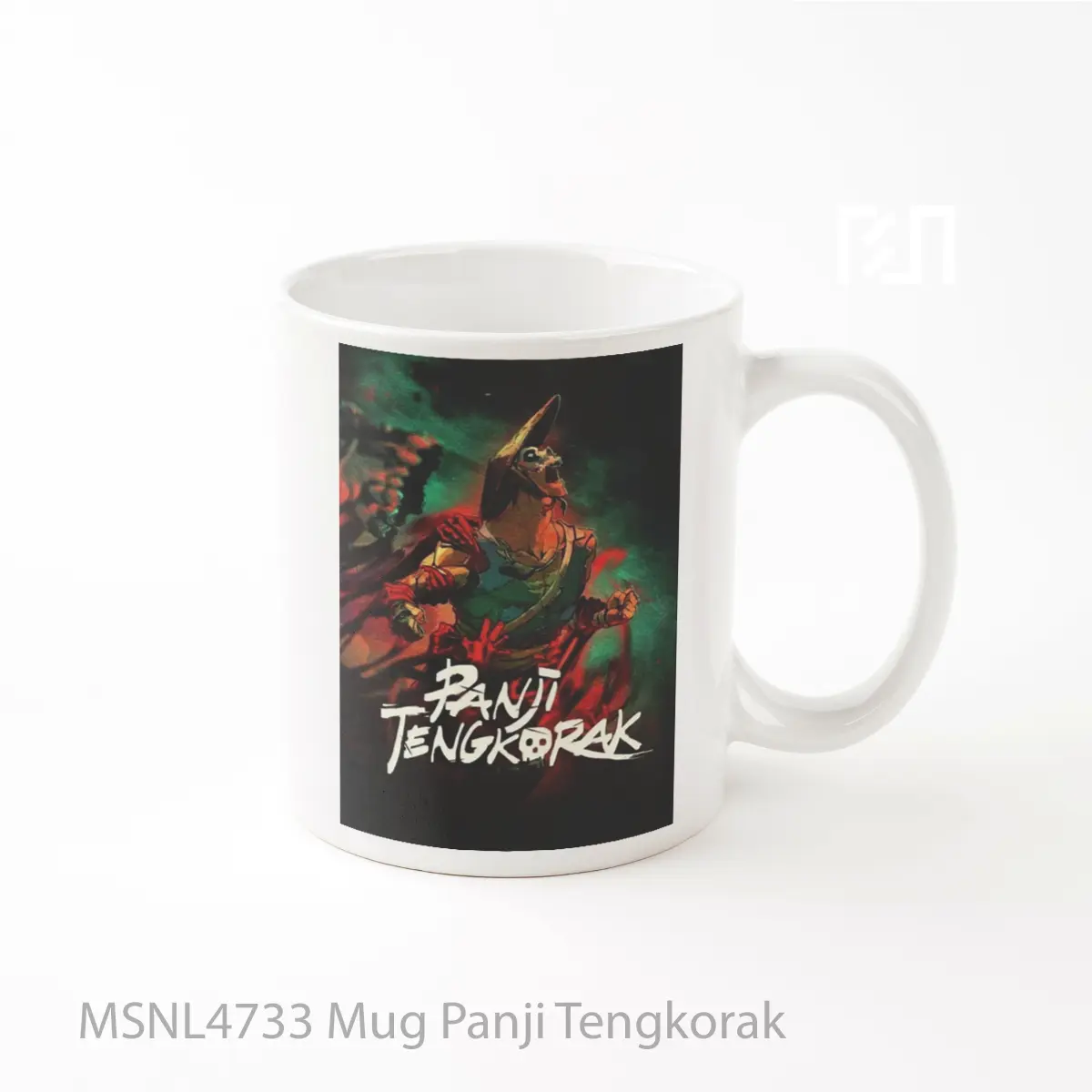 Mug Panji Tengkorak Gelas Keramik Tema Film MSNL4733